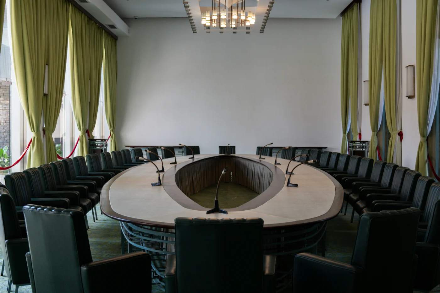 Small group of senior leaders in discussion